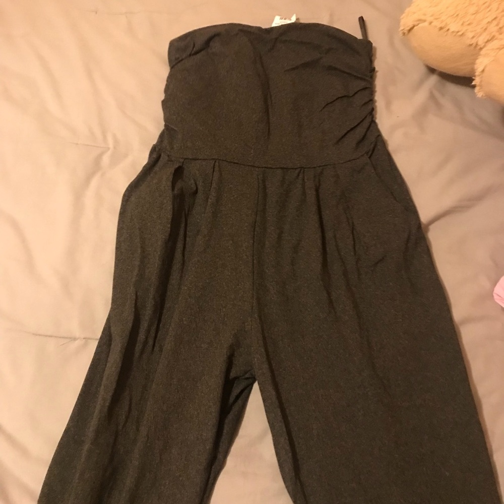 strapless jumpsuit